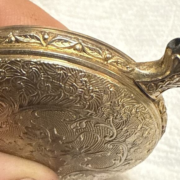 Vintage - Swiss Made - JC Penny Mechanical Wind Up Pocket Watch - Duck Hunt Dog - Picture 11 of 16